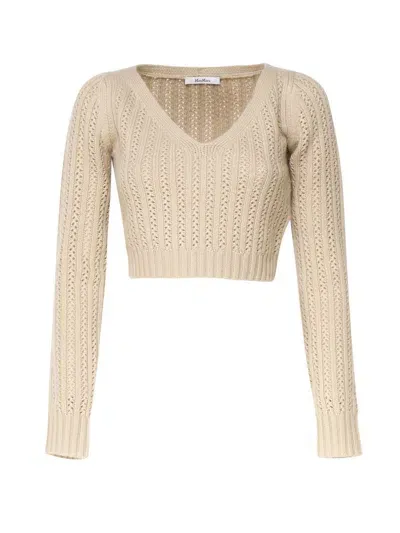 Max Mara Knitwear In Beis