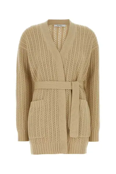 Max Mara Knitwear In Beige O Tan