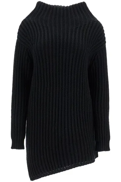 Max Mara 'lacuna' Knit In Black