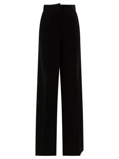 Max Mara Leccio Trousers In Black