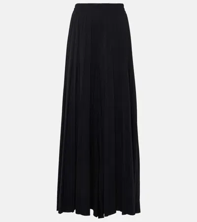 Max Mara Leisure Arizia High-rise Wide-leg Pants In Nero