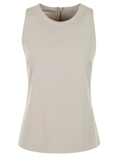 Max Mara Leisure Tank Top In Beige