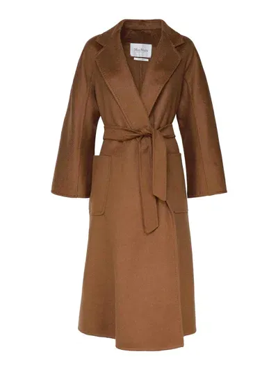 Max Mara Ludlmilla Coat In Cashmere In Marrón