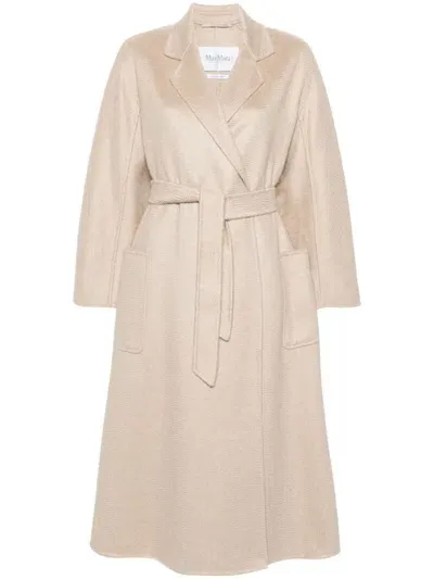 Max Mara "ludmilla Icon" Coat In Beige