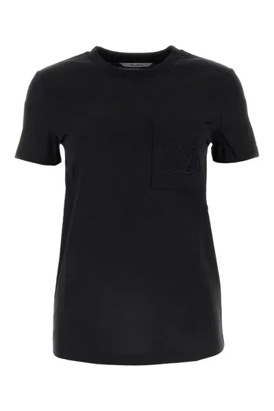 Max Mara T-shirt In Black