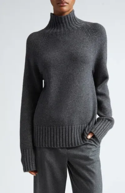 Max Mara Mantova Wool-cashmere Sweater In Medium Grey