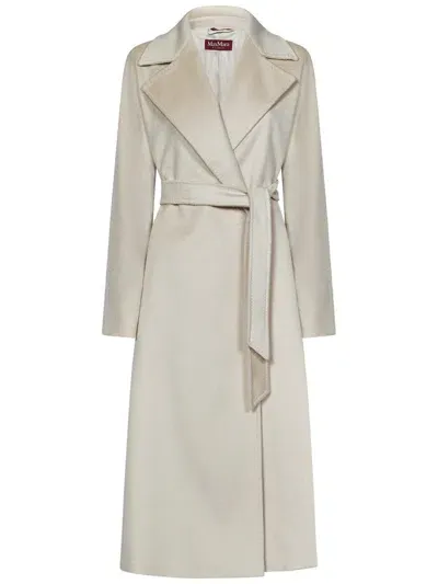 Max Mara Maxmara Studio Coat In Beige