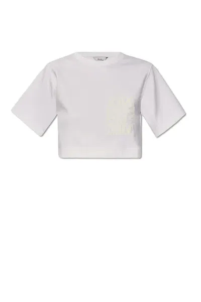 Max Mara Messico T-shirt In White