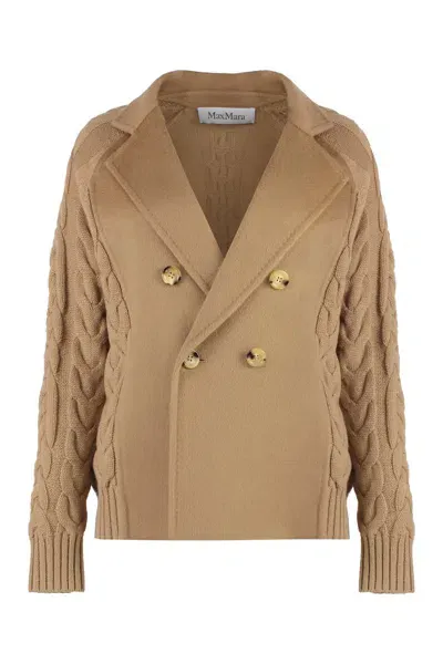 Max Mara Micio Jacket In Cammello