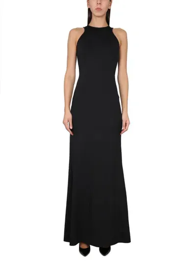 Max Mara Navarra Long Dress In Black