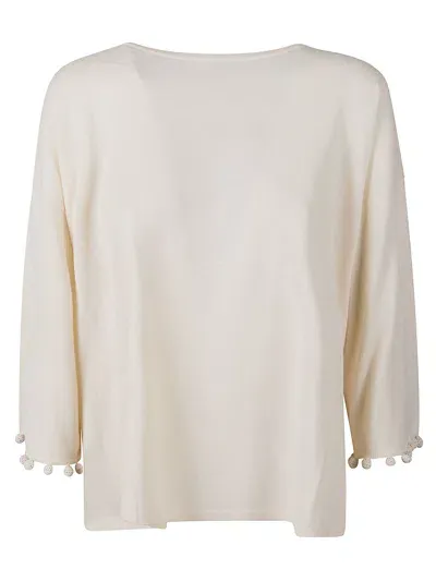 Max Mara Neottia Blouse In Avorio