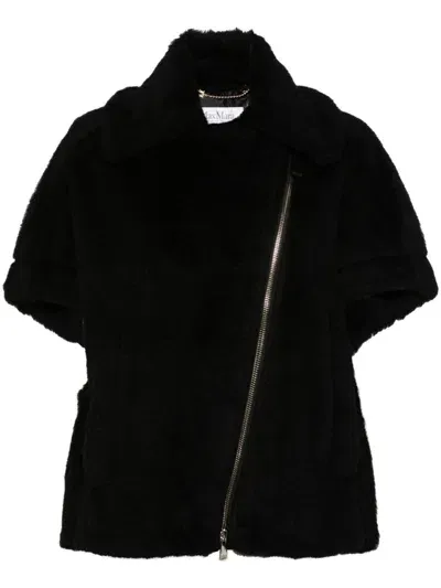 Max Mara Newmanto Cape In Black