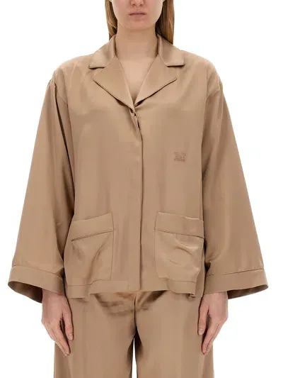 Max Mara "piano Potter" Shirt In Beige