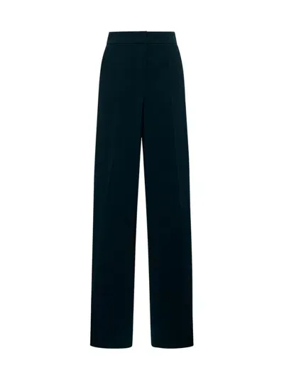 Max Mara Pianoforte Leccio Straight Leg Trousers In Green