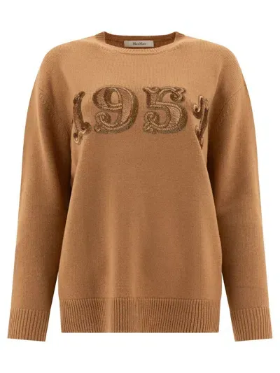 Max Mara Plata Knitwear Brown