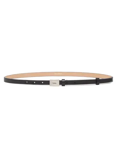 Max Mara Plate15 Belt In Black