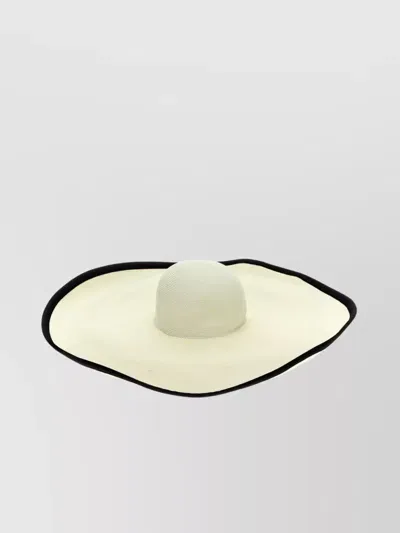 Max Mara Robert Wide Brim Hat In Multicolor