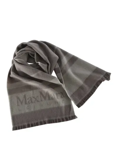 Max Mara Scarf  Leisure "colibri" In White