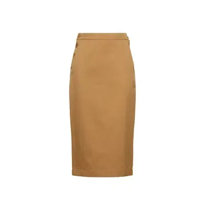 Max Mara Sfilata Cresta Pencil Skirt In Brown