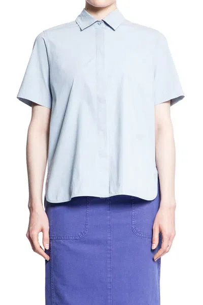 Max Mara Shirts In Blue