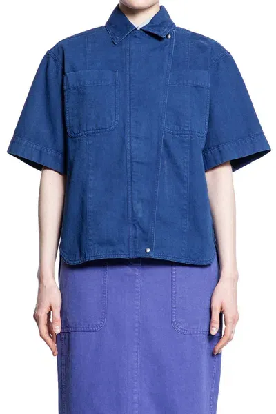 Max Mara Shirts In Blue