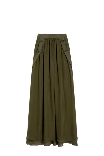 Max Mara Skirts In Military Green