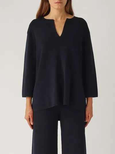 Max Mara Sottile Sweater In Navy