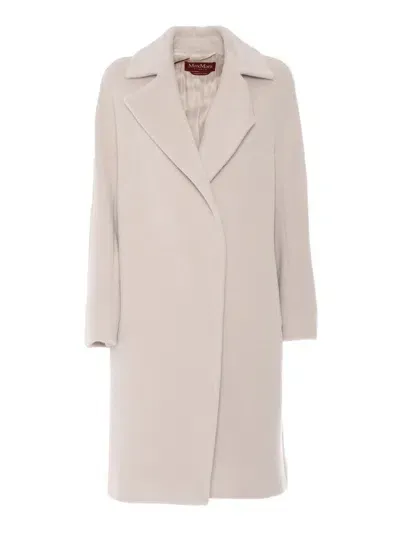 Max Mara Studio Coat In White