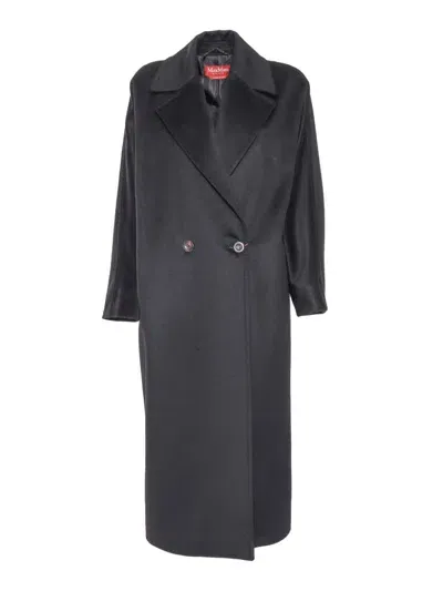 Max Mara Studio Coat In Black