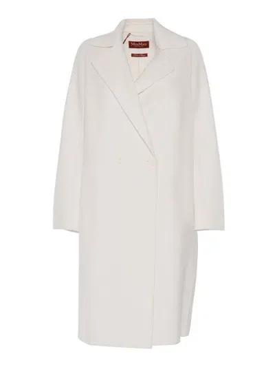 Max Mara Studio Coat In White