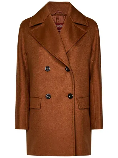 Max Mara Studio Double In Brown