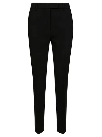 Max Mara Studio Jerta Straight Fit Tailored Trousers In Black