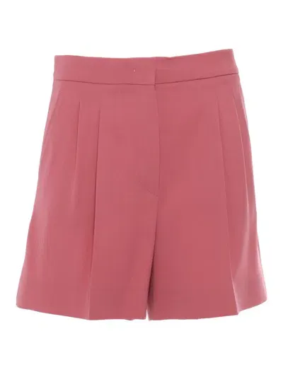 Max Mara Studio Shorts In Pink