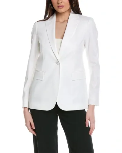 Max Mara Studio Vischio Jacket In White