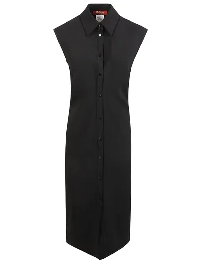 Max Mara Sughero Dress In Black