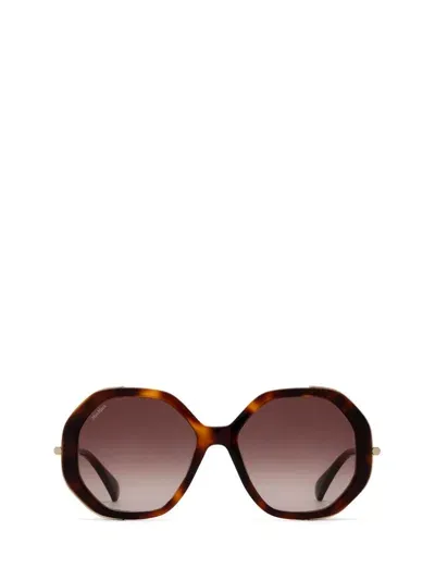 Max Mara Sunglasses In Dark Havana