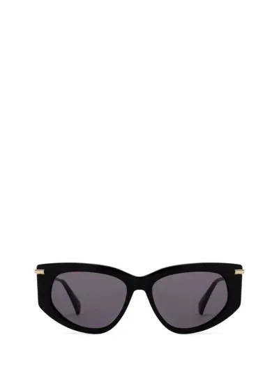 Max Mara Sunglasses In Shiny Black