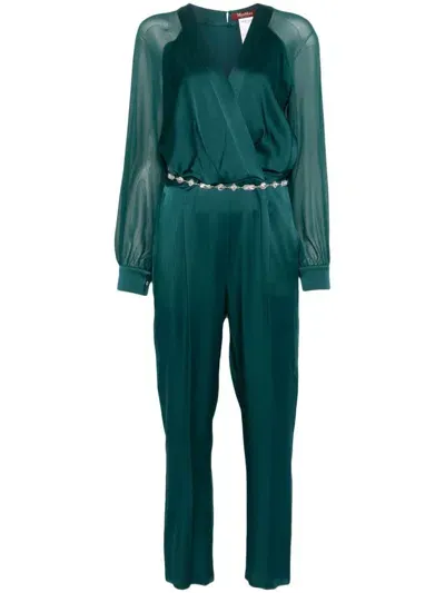 Max Mara Svelto Jumpsuit In Green