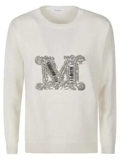 Max Mara Sweater In White