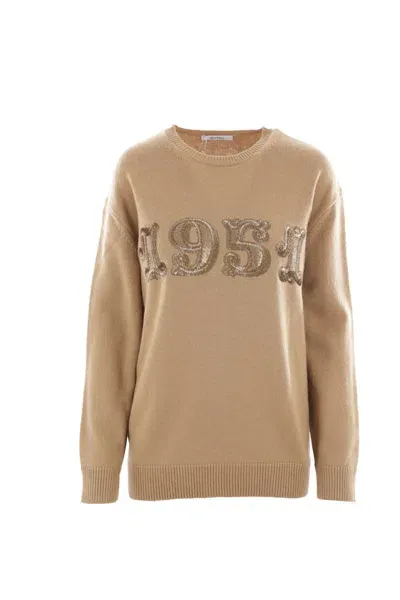 Max Mara Sweaters In Brown