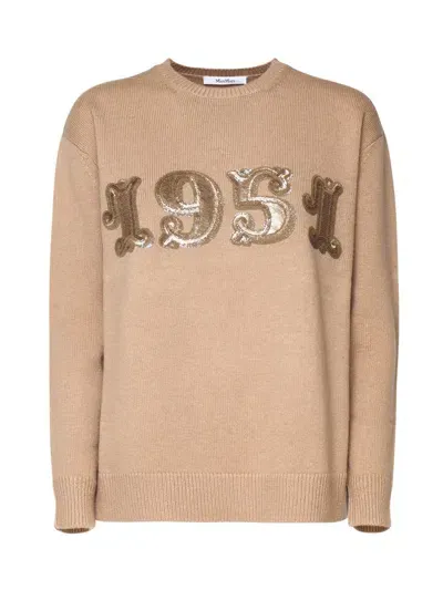 Max Mara Sweaters In Brown