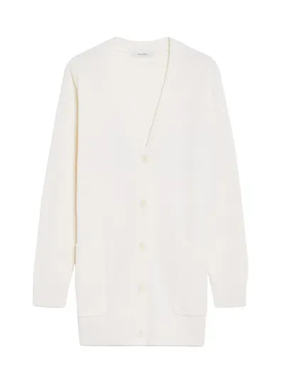 Max Mara Sweaters White In Neutral