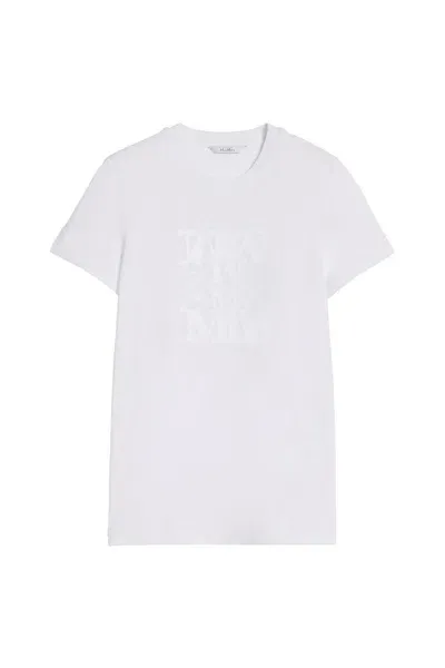 Max Mara Cotton T-shirt In White