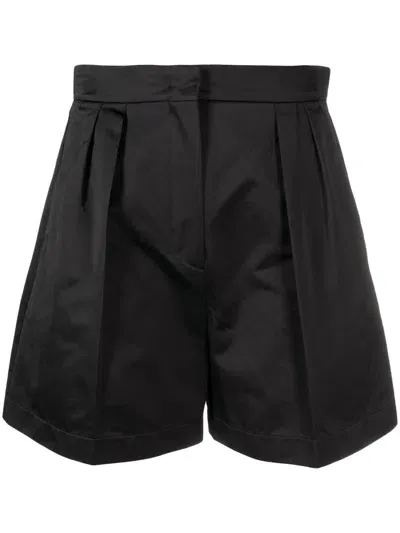 Max Mara Tailored High-waisted Shorts In Black