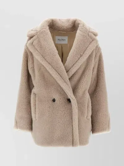 Max Mara Teddy Bear Icon Coat In Beige