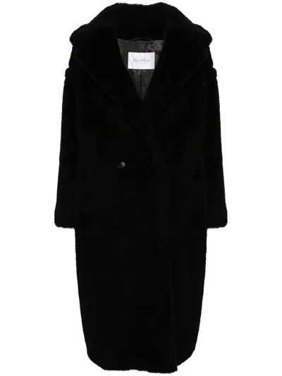 Max Mara Teddy Bear Coat In Black