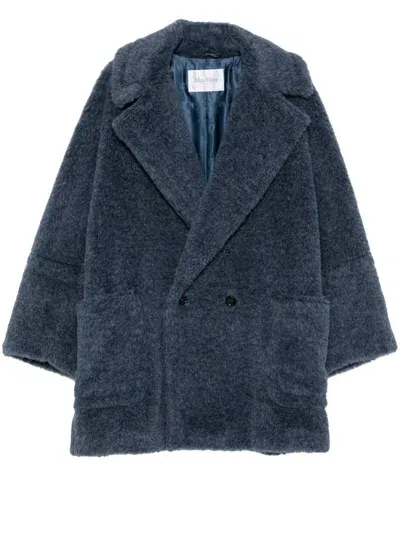 Max Mara Tedgirl1 Coat In Blue