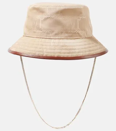 Max Mara Tessa Bucket Hat In Beige