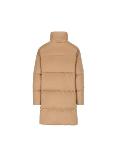 Max Mara The Cube Coats In Brown