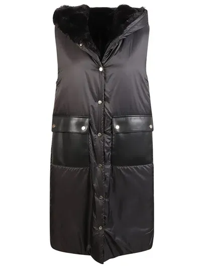 Max Mara The Cube Florian Gilet In Black